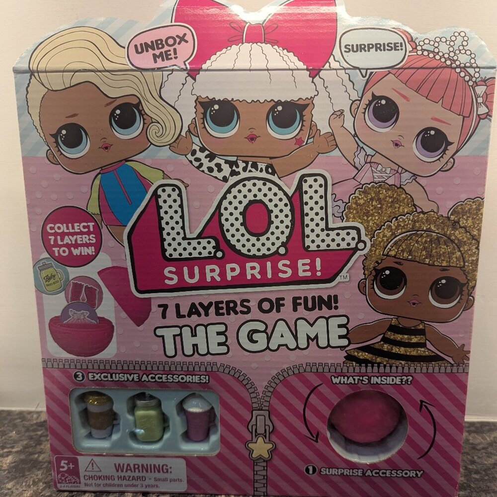 LOL Surprise Doll 7 Layers Of Fun The Game L.O.L. Board Game T1 S14